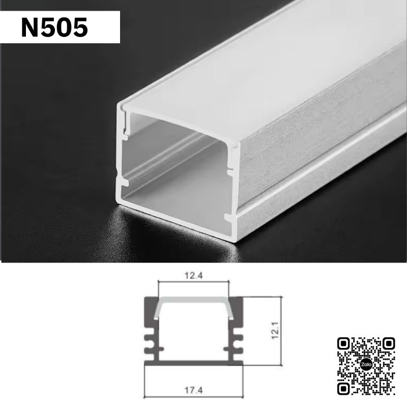 Thanh Nhôm Định Hình Lắp Nổi 2 Mét | N505